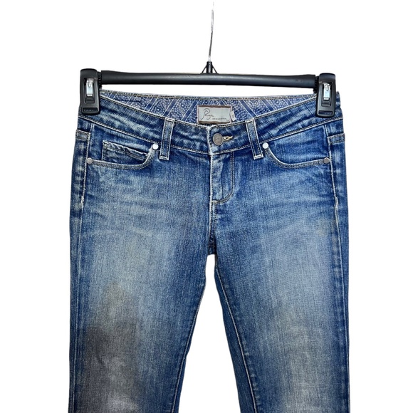 Paige Laurel Canyon Flare Leg Medium Wash Jeans - Picture 5 of 10